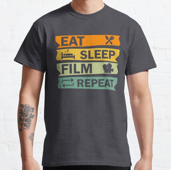 Movie Buff Cinema Film Vintage Reel T-Shirt