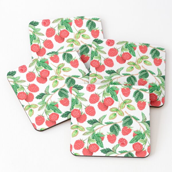 Item preview, Raspberry pattern. Watercolor drawing. designed and sold by Trilisti.