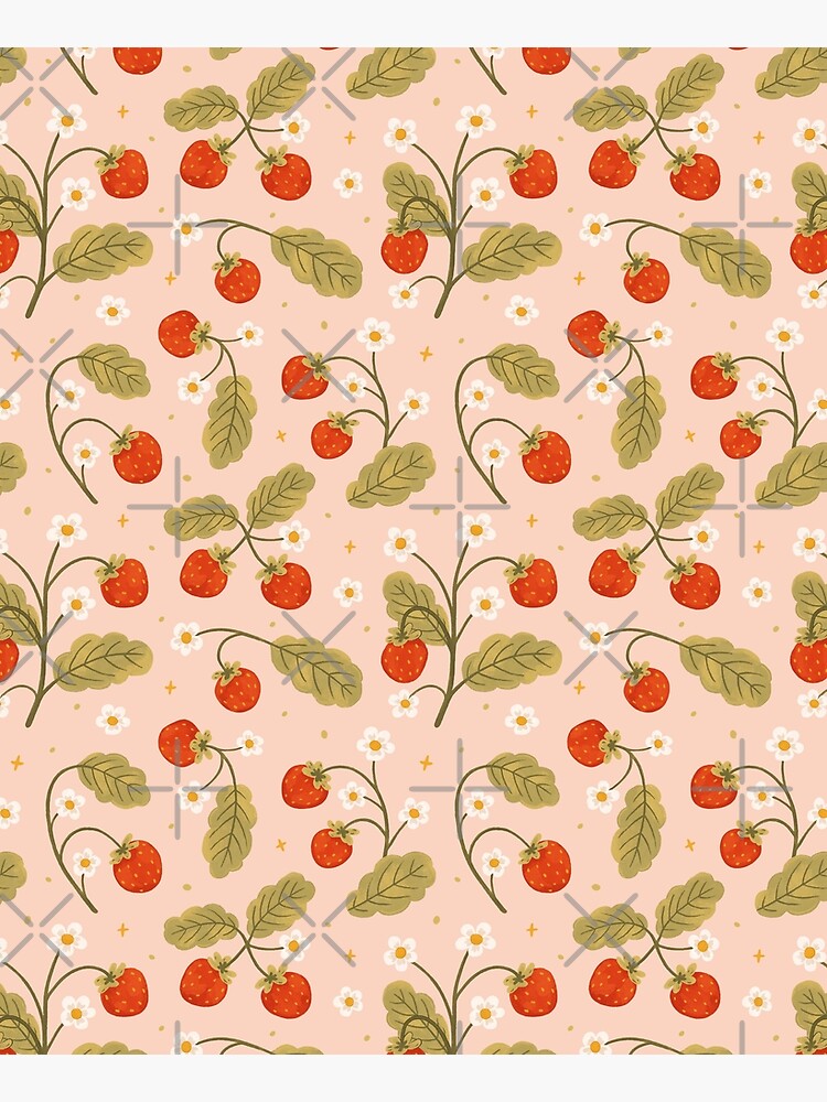 Thumbnail 6 of 6, Apron, Sweet Strawberries designed and sold by ohjessmarie.