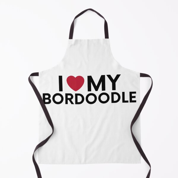Item preview, i love my bordoodle dog, Border Collie poodle mix designed and sold by EChendesign.