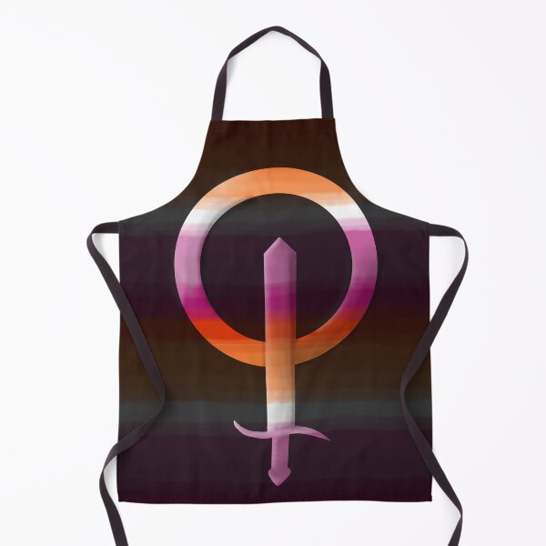 Item preview, Venus Sword Lesbian with dark Lesbian Flag in the Background designed and sold by MayTeaArt.