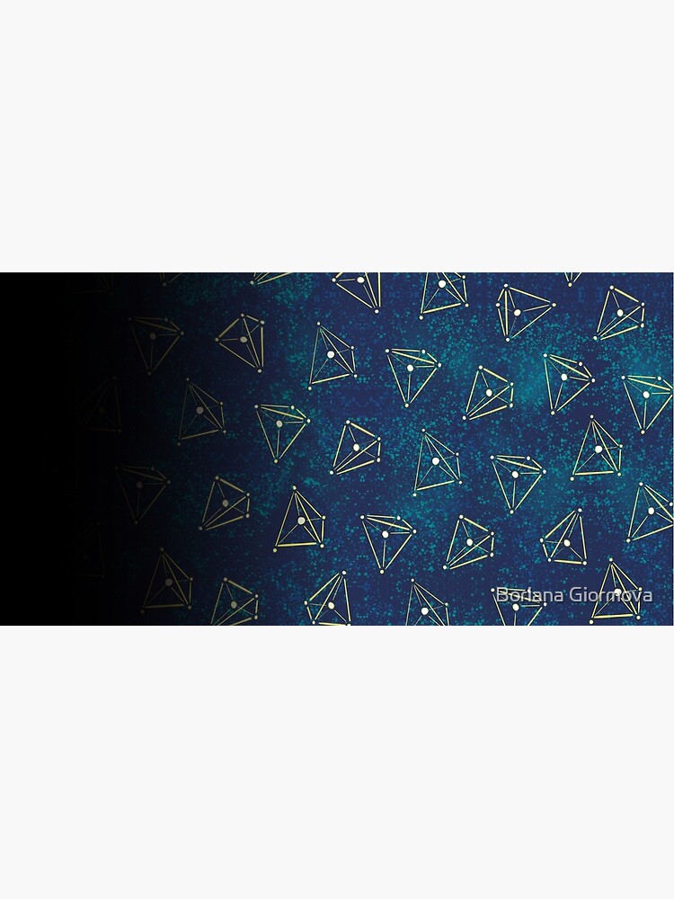 Space Galaxy Pyramid Constellations by azzza