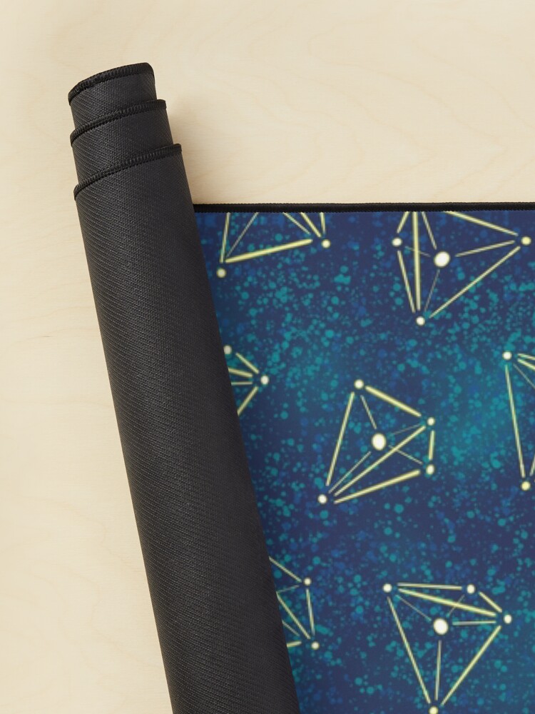 Alternate view of Space Galaxy Pyramid Constellations Mouse Pad