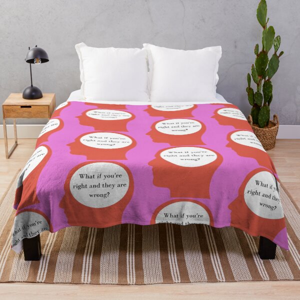 Item preview, What If You're Right And They're Wrong? with girl T-shirt Design designed and sold by KoopTroop ⭐⭐⭐⭐⭐.
