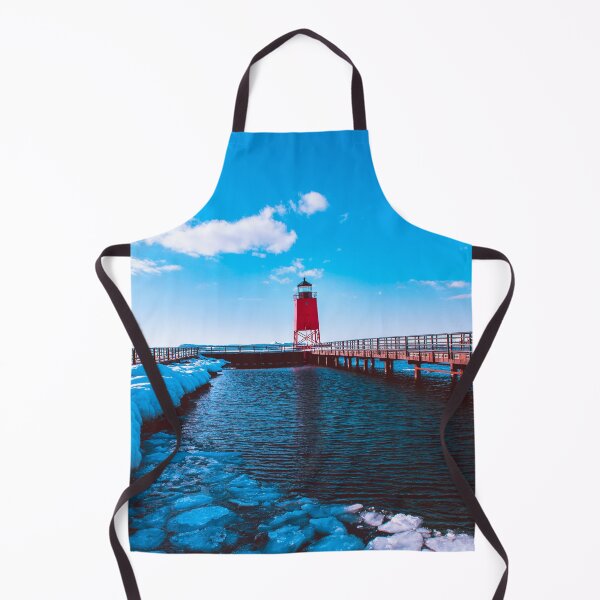 Item preview, Winter day at the Charlevoix Michigan Lighthouse designed and sold by Michael Deemer.