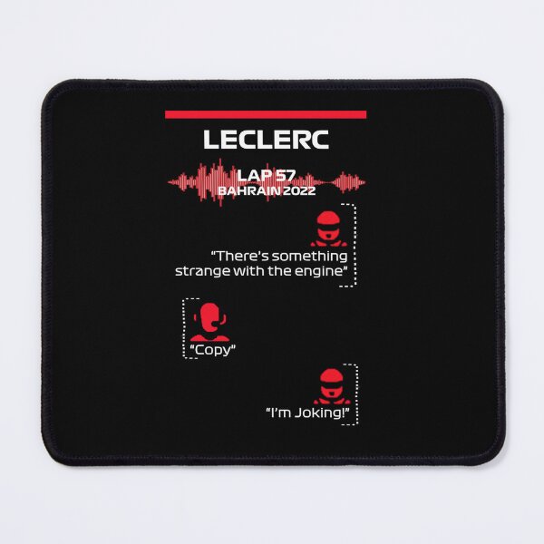 Item preview, Leclerc radio during 2022 Bahrain GP F1 designed and sold by TaylorsGallery.