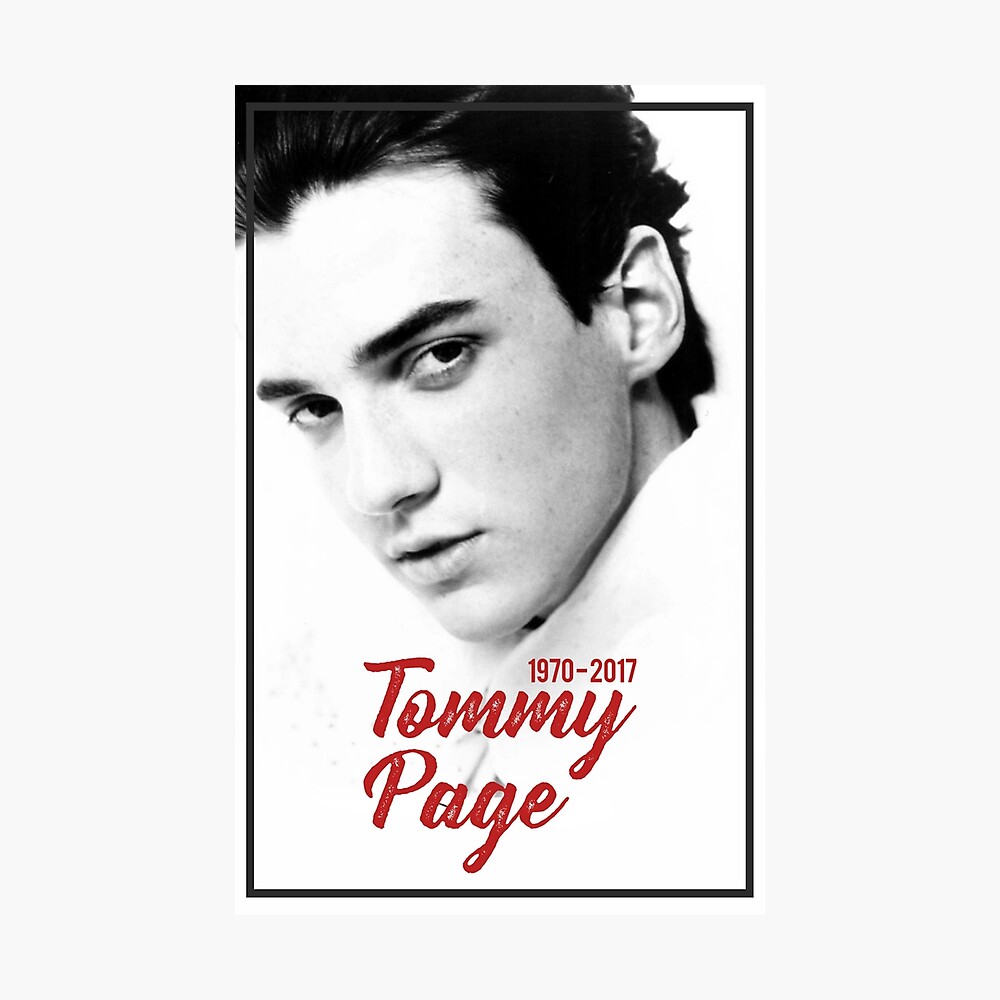 Tommy Page Poster For Sale By Wedamendung Redbubble