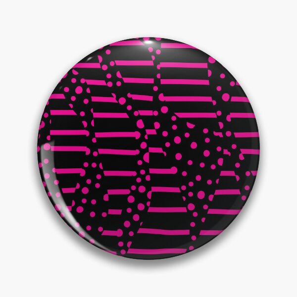 Item preview, Spots and Stripes 2 - Magenta and Black designed and sold by LAEC-Shop.