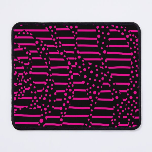 Item preview, Spots and Stripes 2 - Magenta and Black designed and sold by LAEC-Shop.
