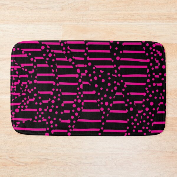 Item preview, Spots and Stripes 2 - Magenta and Black designed and sold by LAEC-Shop.