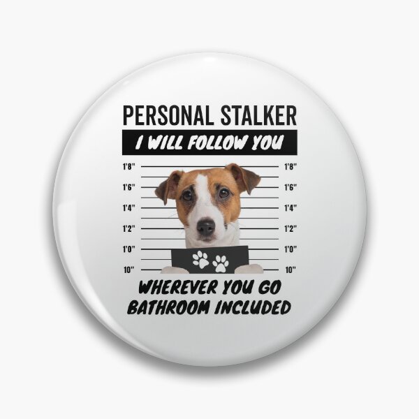 Item preview, Personal Stalker Dog – Jack Russell Terrier designed and sold by More Cute Dogs.