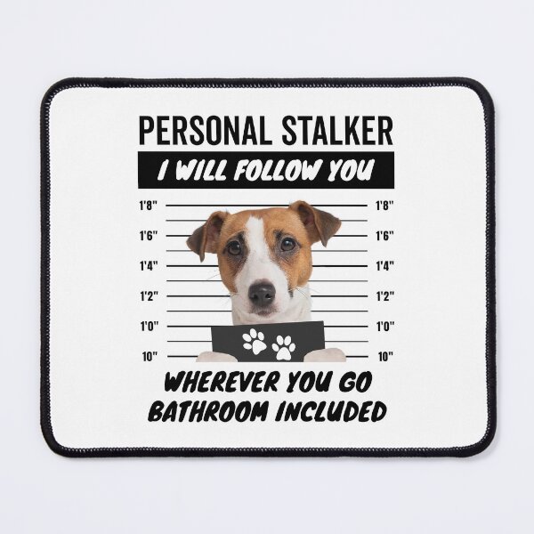 Item preview, Personal Stalker Dog – Jack Russell Terrier designed and sold by More Cute Dogs.