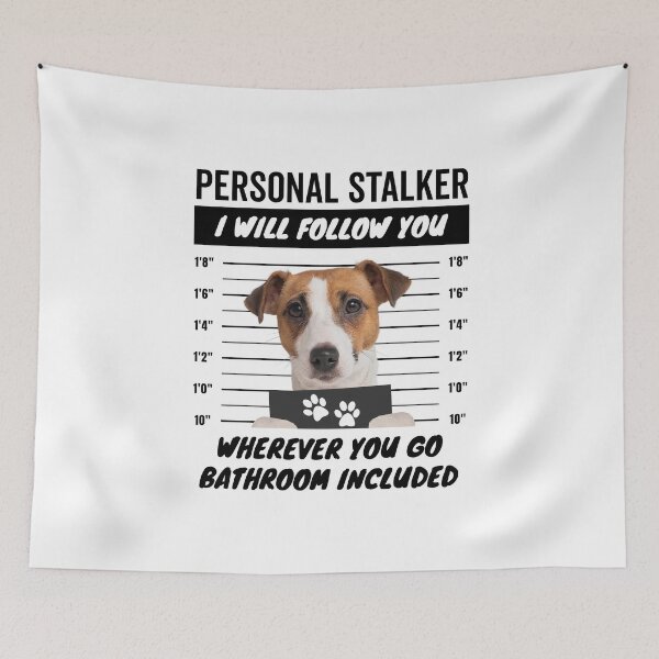 Item preview, Personal Stalker Dog – Jack Russell Terrier designed and sold by More Cute Dogs.