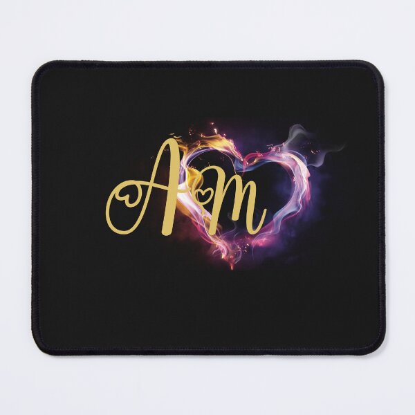 Item preview, name design,am Floral Name Calligraphy,black designed and sold by storefamily ★★★★★.