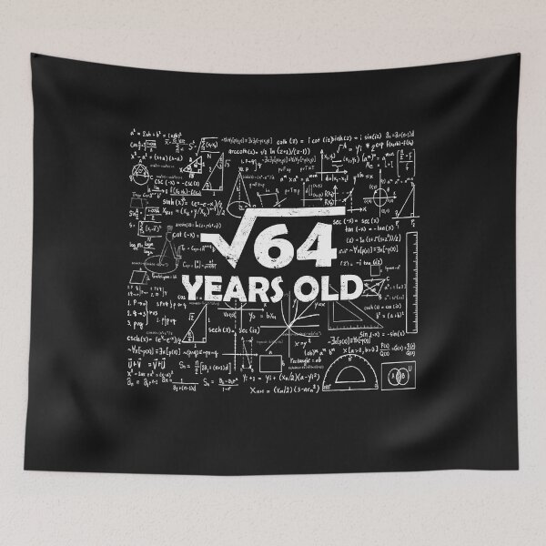 Item preview, Square Root Of 64 8th Birthday 8 Years Old Math Bday  designed and sold by KathrineSandnes.