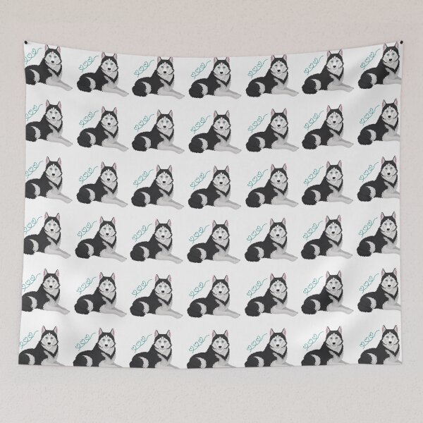 Item preview, siberian husky dog pattern designed and sold by Maful.