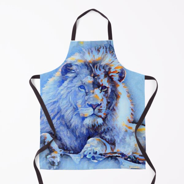 Item preview, Blue Winter Wild Lion Animal Kingdom designed and sold by TheWildFlix.