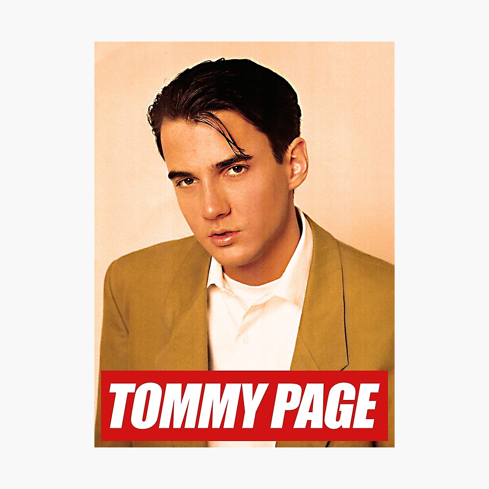 Tommy Page Poster For Sale By Wedamendung Redbubble