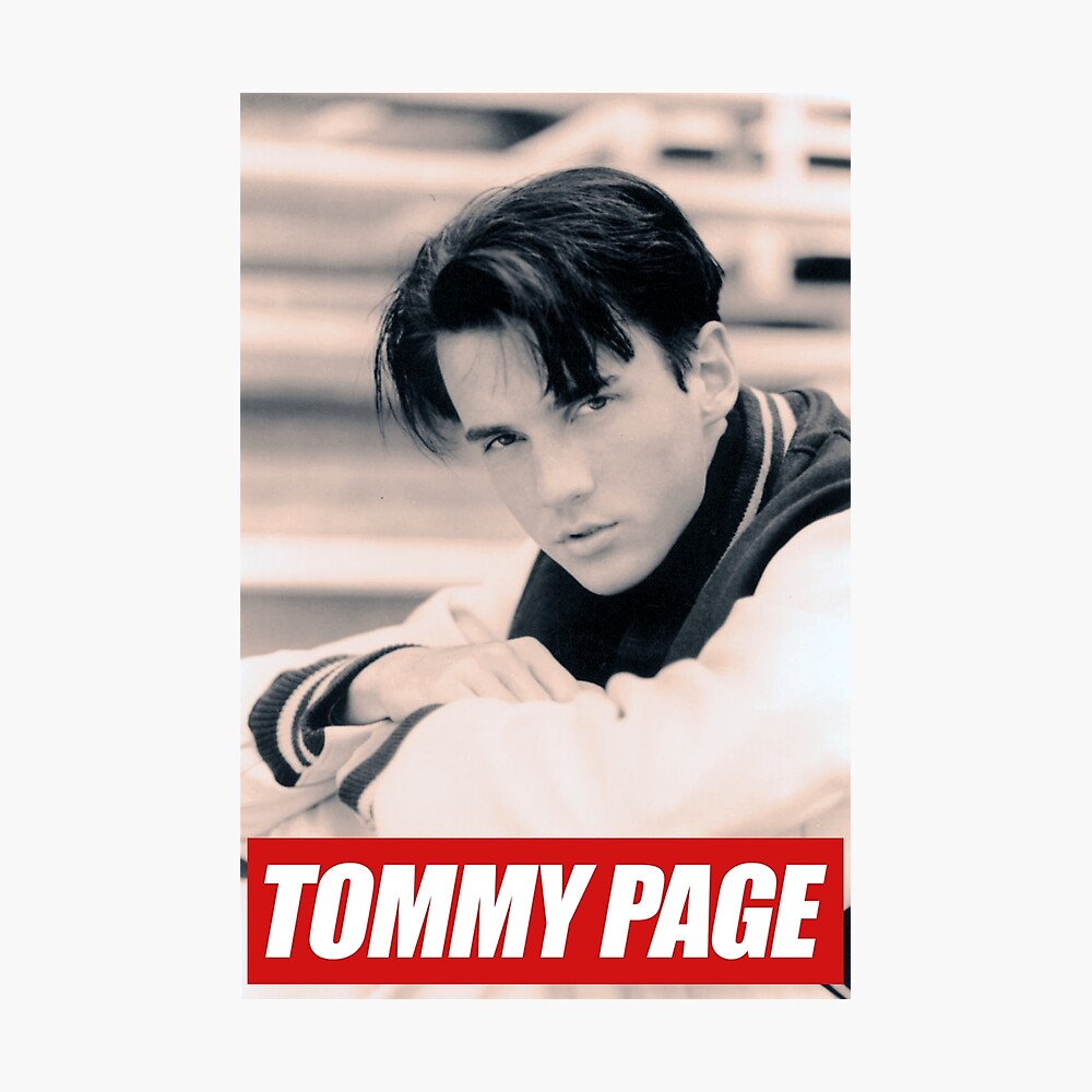 Tommy Page Poster For Sale By Wedamendung Redbubble