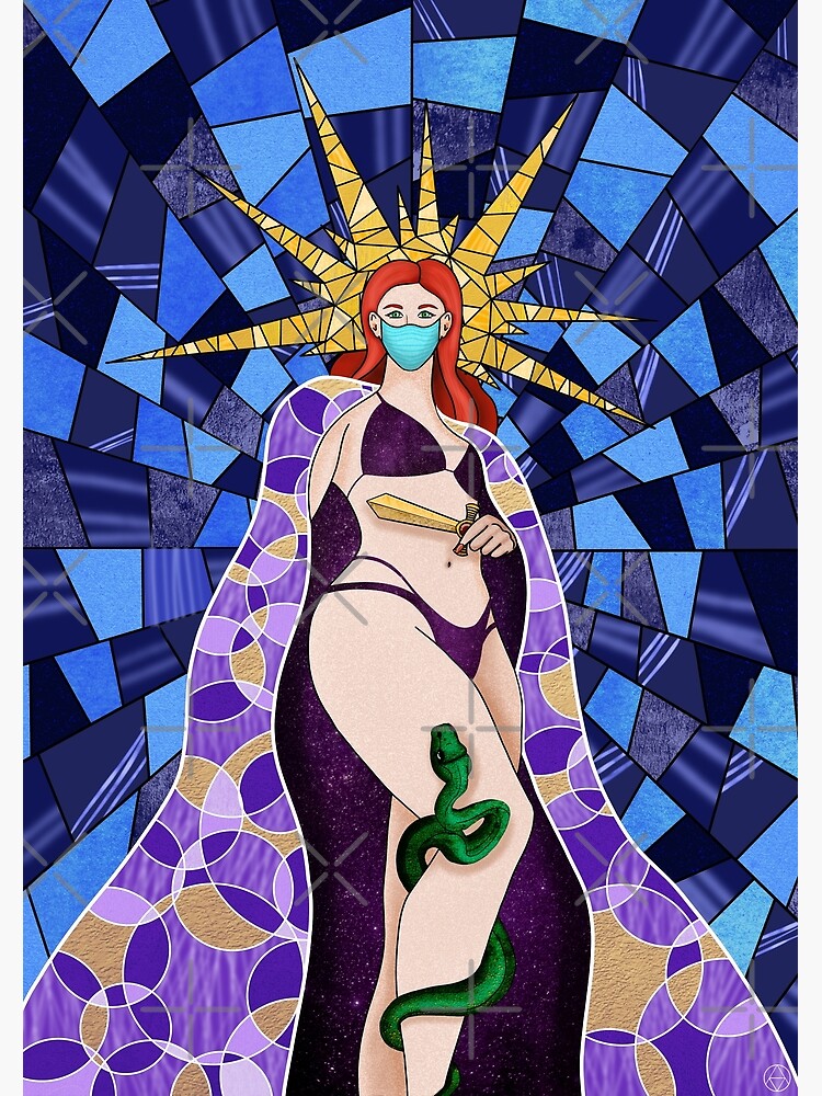 Discover Goddess Hekate, modern version 1 Premium Matte Vertical Poster