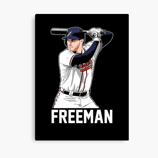 Freddie Freeman Jersey Sticker Canvas Print for Sale by clamayi2