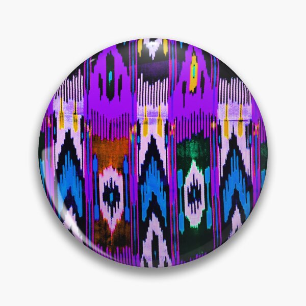 Artikelvorschau, Usbekische Ikat-Blumenmuster, Ikat-Muster, usbekische Ikat-Designs entworfen und verkauft von LeFabriqueOuz.