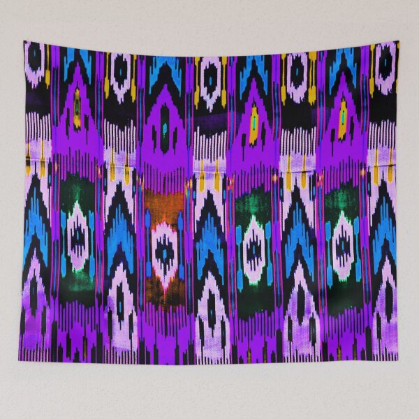 Item preview, Uzbek Ikat floral designs ikat patterns, Uzbek Ikat designs designed and sold by LeFabriqueOuz.