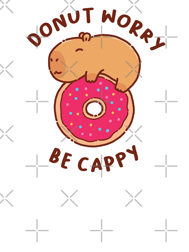 Pegatina for Sale con la obra «¡Carpincho lindo, sé cappy! Como un  capibara, capy» de manydoodles