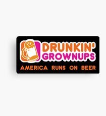 Drunkin Grownups (America Version) Canvas Print