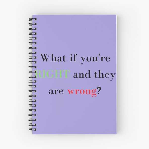 Item preview, What If You're Right And They're Wrong Design designed and sold by KoopTroop ⭐⭐⭐⭐⭐.