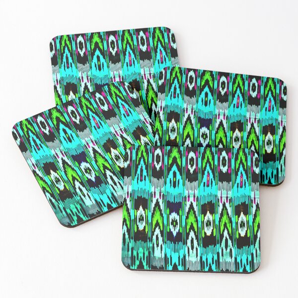 Aperçu de l'œuvre Motifs floraux ouzbeks Ikat Motifs ikat, Motifs ouzbeks Ikat créée et vendue par LeFabriqueOuz.