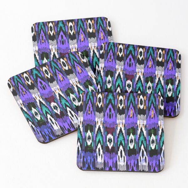 Aperçu de l'œuvre Motifs floraux ouzbeks Ikat Motifs ikat, Motifs ouzbeks Ikat créée et vendue par LeFabriqueOuz.