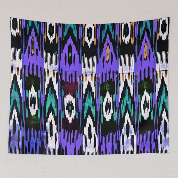 Item preview, Uzbek Ikat floral designs ikat patterns, Uzbek Ikat designs designed and sold by LeFabriqueOuz.