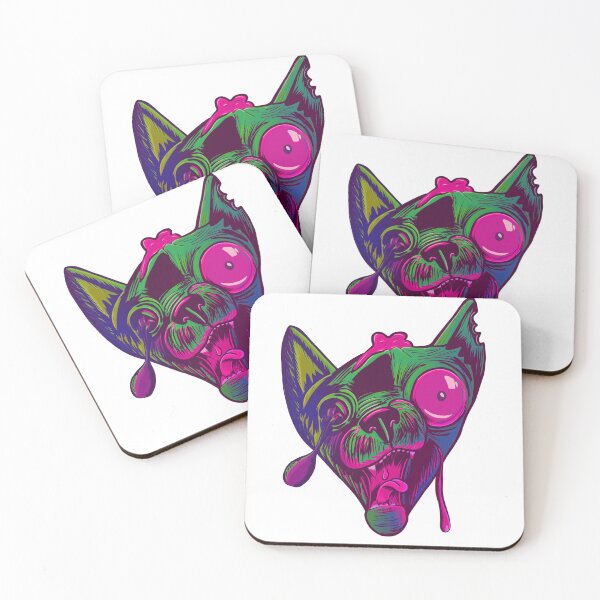 Item preview, Pink zombie chihuahua  designed and sold by Colonels  Basement.
