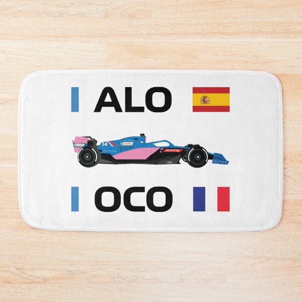 Item preview, Alpine F1 Team racing car 2022 A522 Fernando Alonso Esteban Ocon designed and sold by FormulaGTee1.