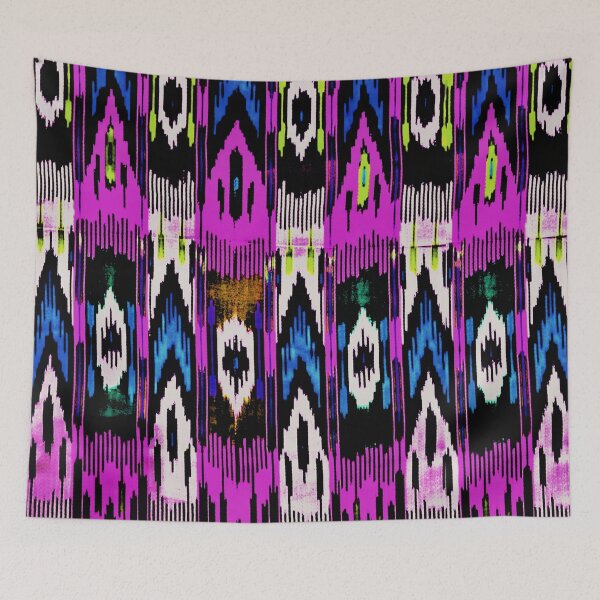 Item preview, Uzbek Ikat floral designs ikat patterns, Uzbek Ikat designs designed and sold by LeFabriqueOuz.