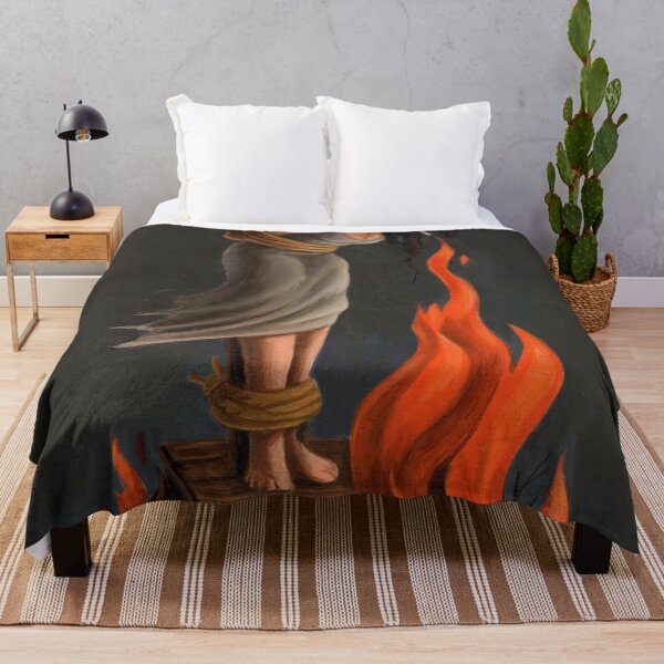 Keep Your Cool. Oil Color Version Throw Blanket
