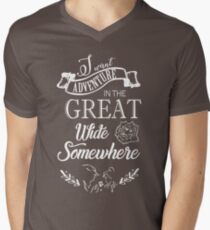 Beauty and The Beast Men's V-Neck T-Shirt