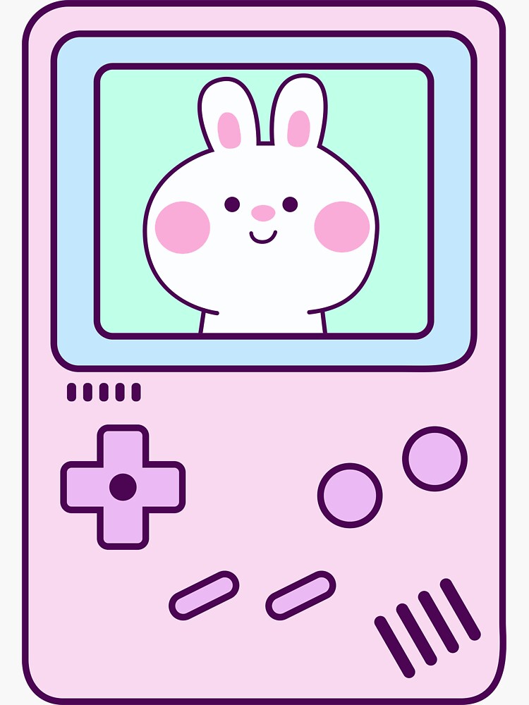  Cute Bunny Gamer: Bunny Playing with Game Controller