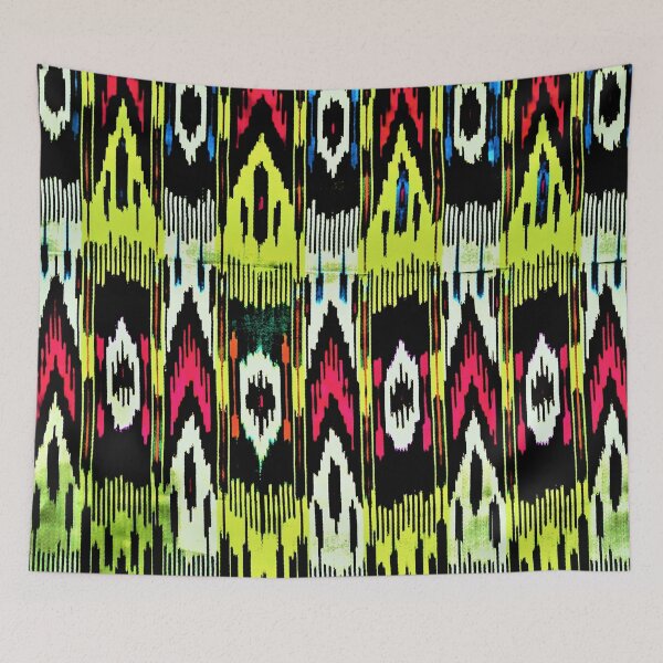 Item preview, Uzbek Ikat floral designs ikat patterns, Uzbek Ikat designs designed and sold by LeFabriqueOuz.