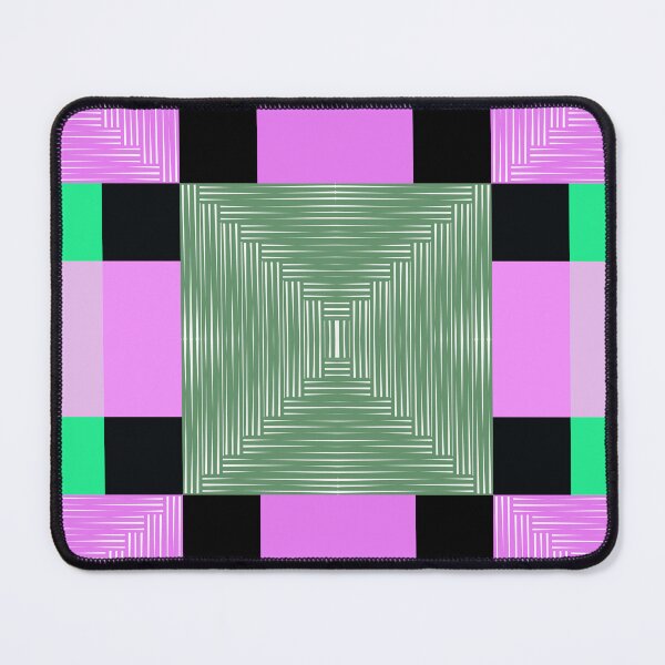 Item preview, Colorful Modern Retro Illusion Abstract Geometric Shape designed and sold by marvacousins246.