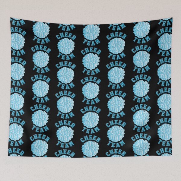 Item preview, Cheer Team Blue Pom designed and sold by PeachesMommy.