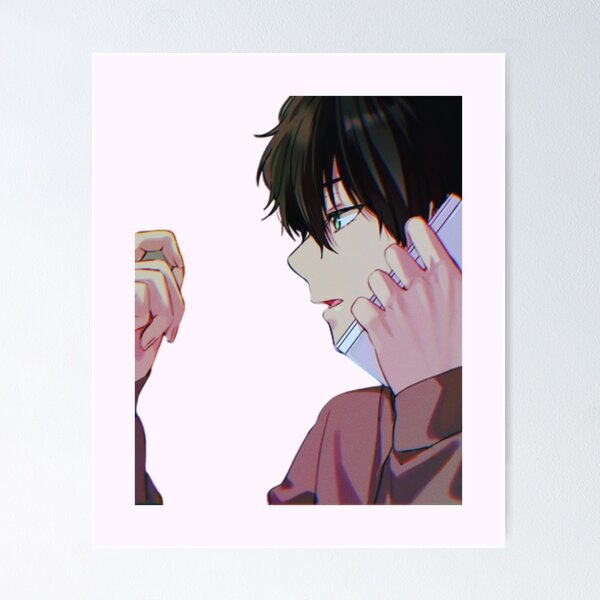 anime. anime icons boy. aesthetic anime icons. hyouka. hyouka icons.  houtarou oreki. oreki icons. dark anime icons.