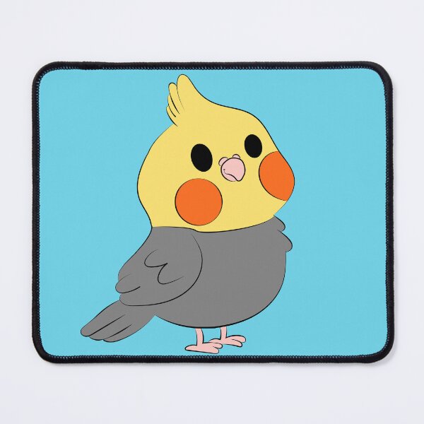 Item preview, Chubby Grey Cockatiel  designed and sold by istoriadesign.