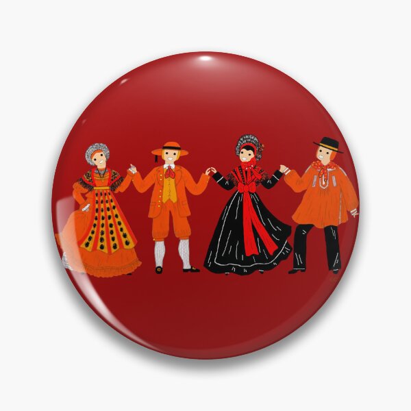 Item preview, Farandole of Savoy costumes, colored background designed and sold by Catherine Debusne.