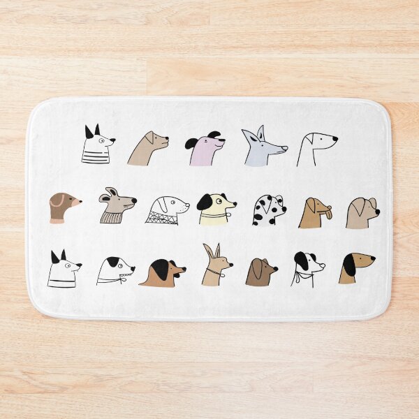 Item preview, cute dogs face cartoon animals  designed and sold by ahlam othman.