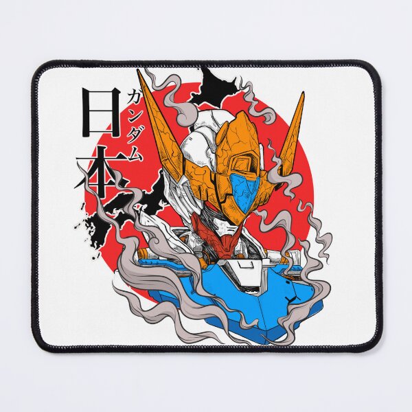 Item preview, Gundam Barbatos Lupus Rex Head Japanese Style Red Kanji japan designed and sold by Gundam Artwork.