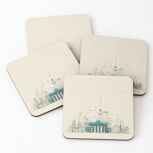 Item preview, Abstract City Posters: Berlin, Germany designed and sold by A Deniz Akerman.
