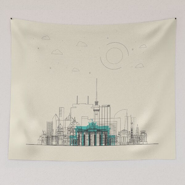 Item preview, Abstract City Posters: Berlin, Germany designed and sold by A Deniz Akerman.