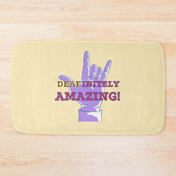 Item preview, Deafinitely Amazing! designed and sold by Vatazumet.